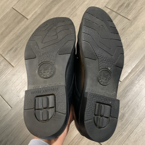 Mephisto Black Pebbled Leather Shock Absorber Lace-Up Oxfords size 11 - Picture 9 of 10